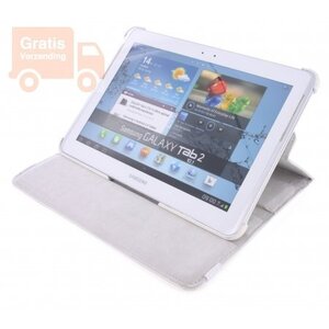 Mobiparts Case 360 Rotary Stand voor Samsung Galaxy Tab (2) 10.1 White