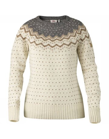 Fjal Raven Mens Sweater Ecru