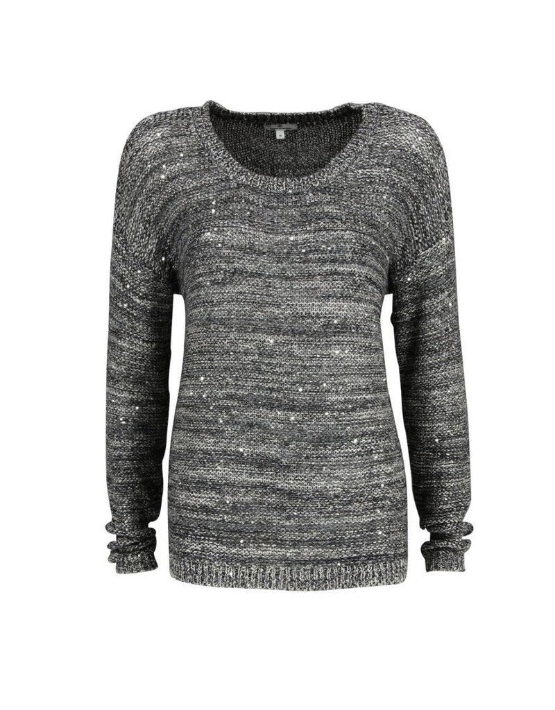 Didriksons Women Knitted Sweater Dark Grey