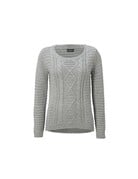 Berghaus Damen Baumwollstrickjacke Lichtgrau