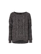 Eider Women Cotton sweater Grey / White