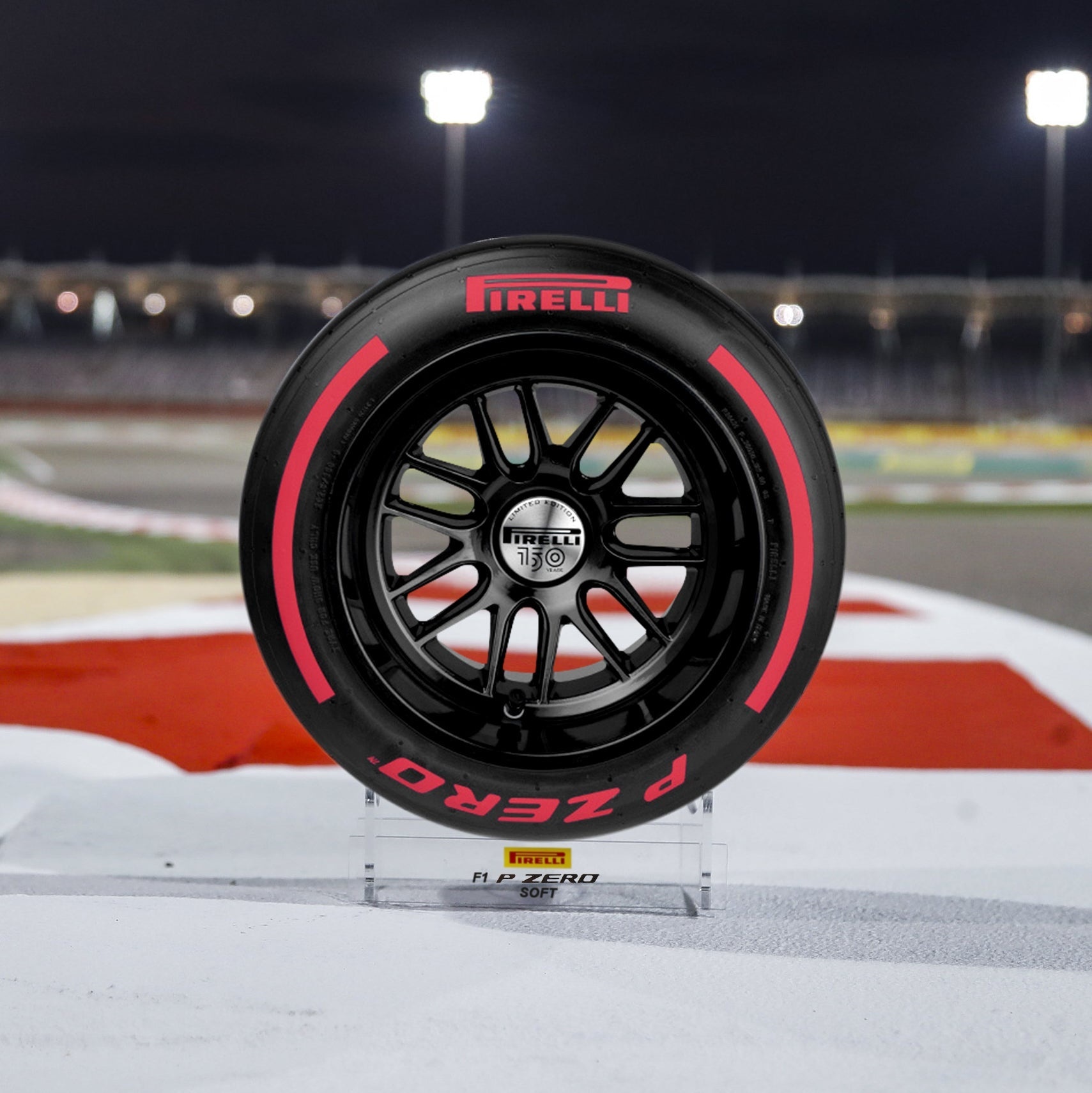 Pirelli Pirelli Wind tunnel Tyre  Red Soft 18" Scale 1:2