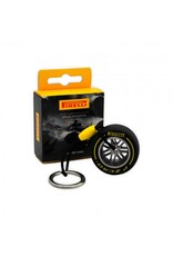 Pirelli Tyre Sleutelhanger Geel 18'