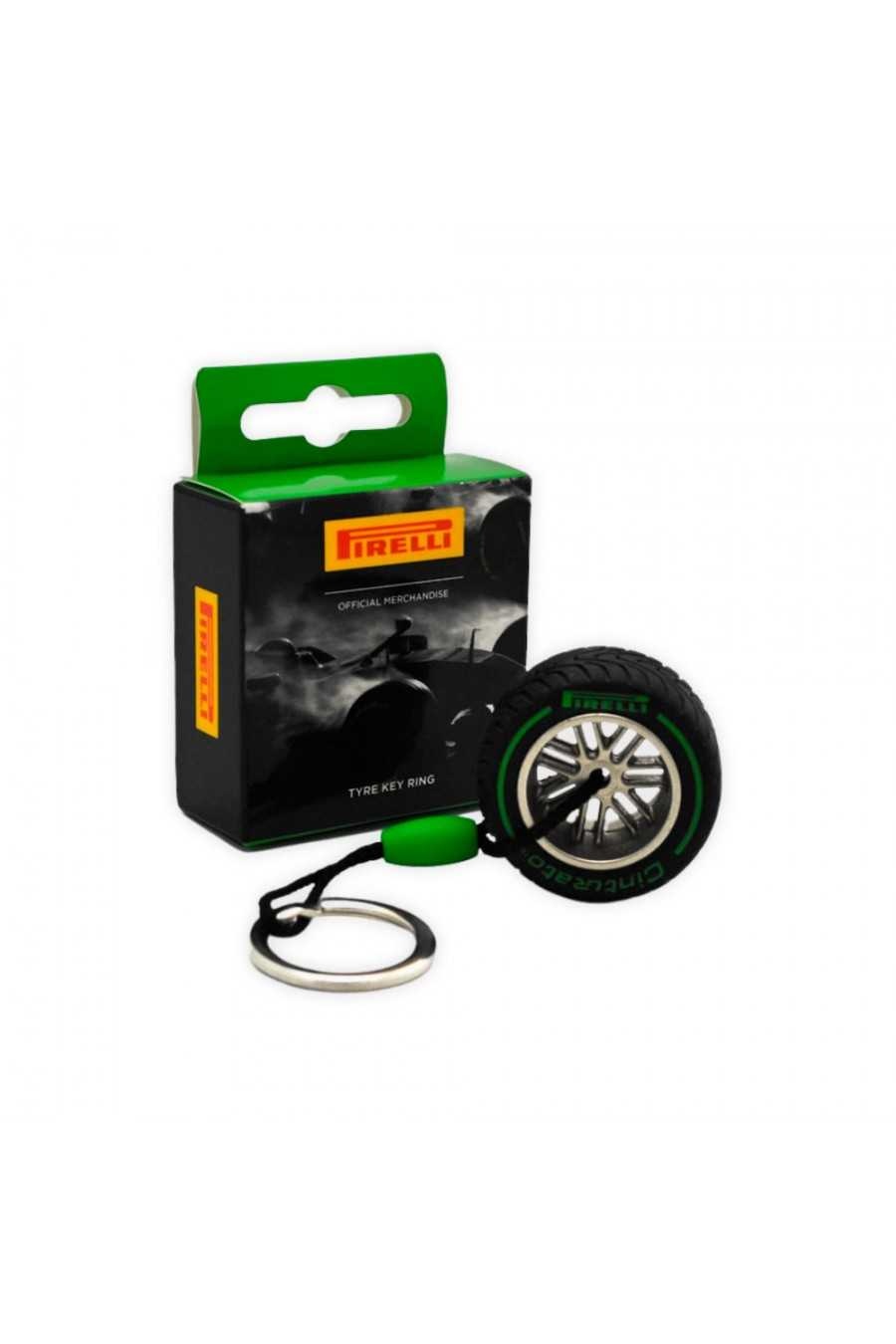 Porte-clés pneu Pirelli Vert 18'