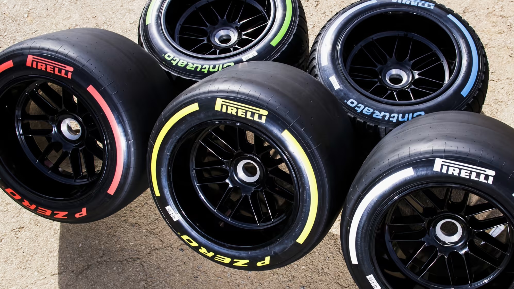 Pirelli Formule 1 CT-Wheel GROEN 1:1