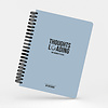 Studio Stationery My Blue Notebook Thoughts loading, per 3 pieces