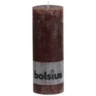 Bolsius kaarsen Stompkaars 190/68 mm Chocolade bruin