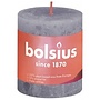 Bolsius kaarsen Rustiek stompkaars 80/68 Frosted Lavender