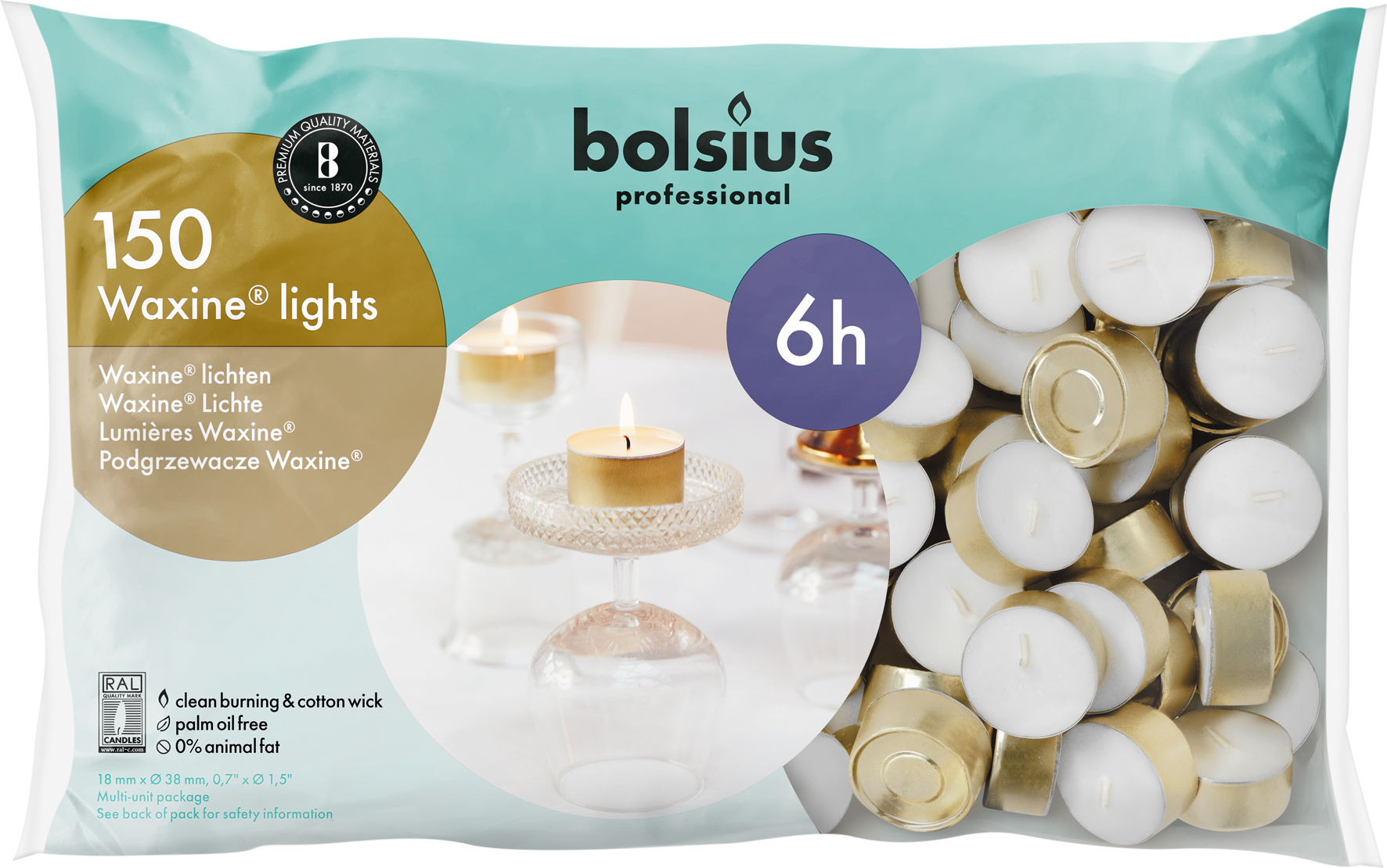 grens Frustratie terugtrekken Waxinelichtjes 150 stuks in een zak 6 branduren en een Top kwaliteit -  Kaarsen-online