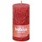 Bolsius kaarsen Rustiek stompkaars 100/50 Delicate Red