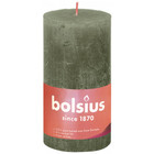 Bolsius kaarsen Rustiek stompkaars 130/68 Fresh Olive