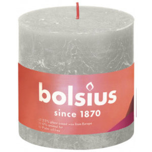 Bolsius kaarsen Rustiek stompkaars 100/100  Sandy Grey