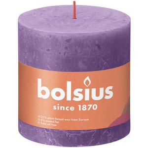Bolsius Rustiek stompkaars 100/100  Vibrant Violet