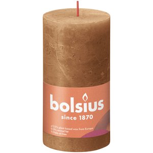 Bolsius Rustiek stompkaars 130/68 Spice Brown