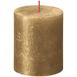 Bolsius kaarsen Kleine Shimmer Stompkaars 80/68 Goud