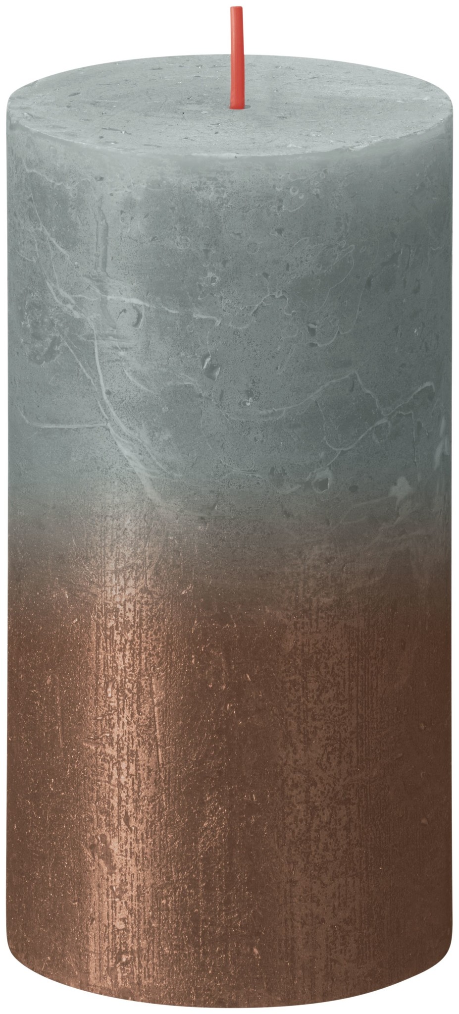 Overtollig logica Vermindering Rustiek fading metallic stompkaars 130/68 Eucalyptus green + Copper -  Kaarsen-online