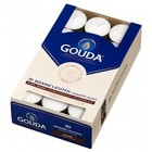 Gouda kaarsen Waxinelichtjes 8 uur doos Wit 30 stuks