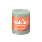Bolsius kaarsen Rustiek stompkaars 80/68 Jade Green