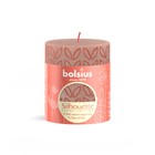 Bolsius kaarsen Silhouette rustiekkaars 80/68 Misty Pink