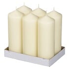 Horeca Stompkaars 200/80 tray 6 Ivoor Neutraal
