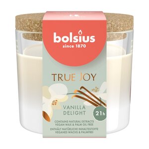 Bolsius kaarsen Bolsius True Joy gevuld geurglas 66/83 Vanilla Delight