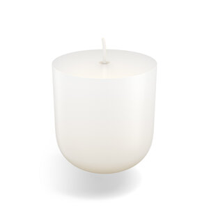 Bolsius kaarsen  Starterkit Clean Light Cedarwood & Vetiver duurzaam dubbelwandig glas voor het gebruik van plantaardige wax. Hoogte 11,6 cm en een diameter van 8,3 cm.