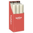 Bolsius kaarsen Rustieke XL tafelkaarsen Shine Soft Pearl 230/30 mm 9 stuks in een doos