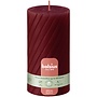 Bolsius kaarsen Rustiek Twist stompkaars 130/68  Red