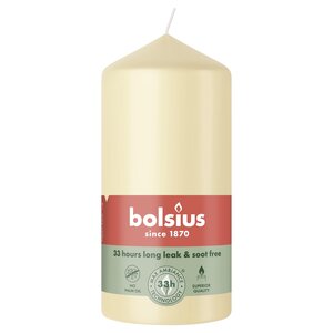 Bolsius kaarsen Stompkaars 120/60 mm in de kleur Oat Beige