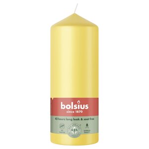 Bolsius kaarsen Stompkaars 150/60 mm in de kleur Sunny Yellow