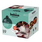 Bolsius kaarsen Horeca StylEco navullingen 82/63 doos 45 stuks, Wit