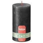 Bolsius kaarsen Shimmer Stompkaars 130/68  Antraciet