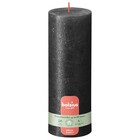 Bolsius kaarsen Shimmer Stompkaars 190/68  Antraciet