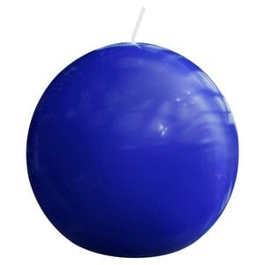 Bolsius kaarsen Rustiek bolkaars gloss 70 mm Majorelle Blue