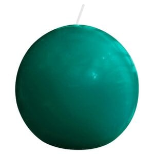 Bolsius kaarsen Rustiek bolkaars gloss 70 mm Pine Green