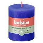 Bolsius kaarsen Rustiek stompkaars 80/68 Majorelle Blue