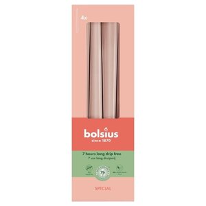 Bolsius kaarsen Bolsius Gotische dinerkaarsen Misty Pink