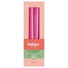 Bolsius kaarsen Gotische kaarsen Fuchsia 4 stuks 245/24 mm