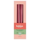 Bolsius kaarsen Gotische kaarsen Velvet Red 4 stuks 245/24 mm