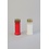 Bolsius kaarsen Bolsius Grafkaarsen rood met deksel 170/65 mm als herdenking plaatsen bij een foto, graf of urn