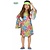 Hippie meisje flower power