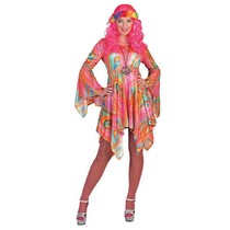 Hippie dames jurk psychedelisch
