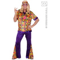 Flower power kleding 3-delig Lavender