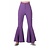 Hippie broek paars dames