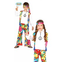 Hippie peace kostuum kind