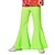 Hippiebroek bi-stretch kind neon groen