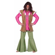 Hippie kostuum 3-delig Feather