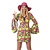 Hippie Jurk Groovy Kort Hannah