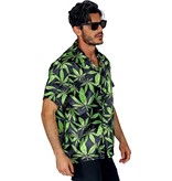 Blouse met Cannabis Print