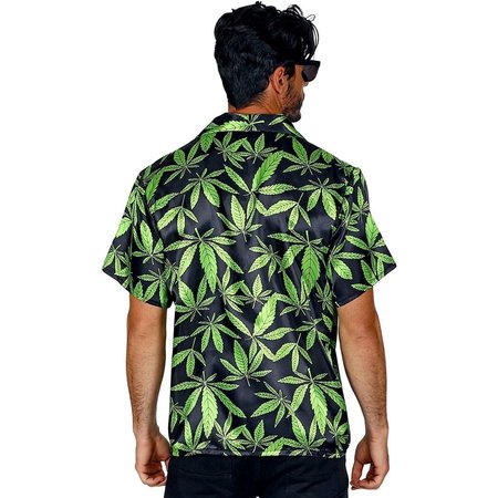 Blouse met Cannabis Print